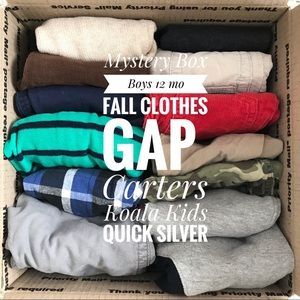 Mystery Box Baby Boy 12 mo Fall Clothes - no junk